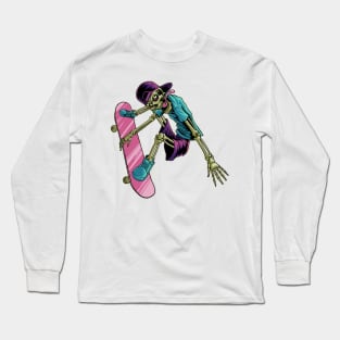 skull skate Long Sleeve T-Shirt